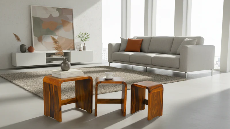 Urban End Table in Honey Finish