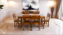 Vibe 6 Seater Dining Set in Honey Finish