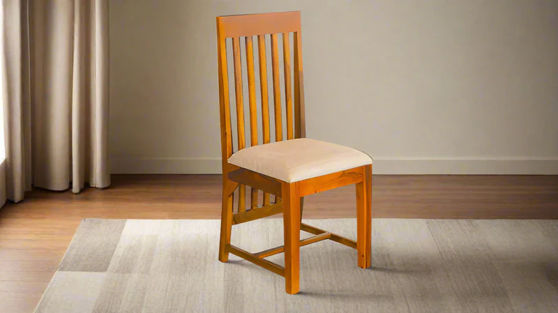 Row Dining Chair in Honey Finish