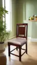 Rustic Dining Chair in Honey Finish