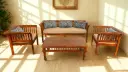 Thunder 5 seater sofa set in Honey Finish