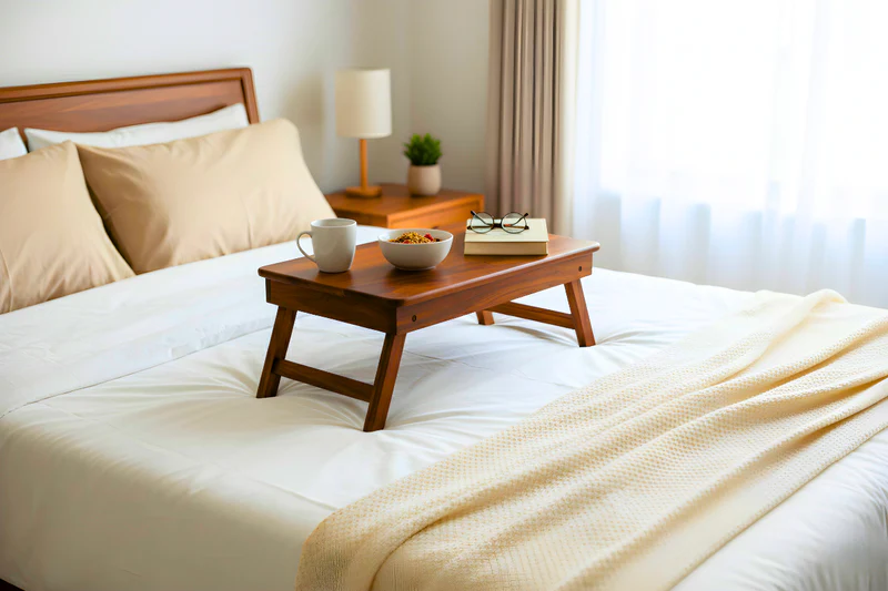 Laptop Table in Honey Finish