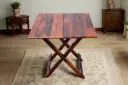 Square Folding table in Honey Finish